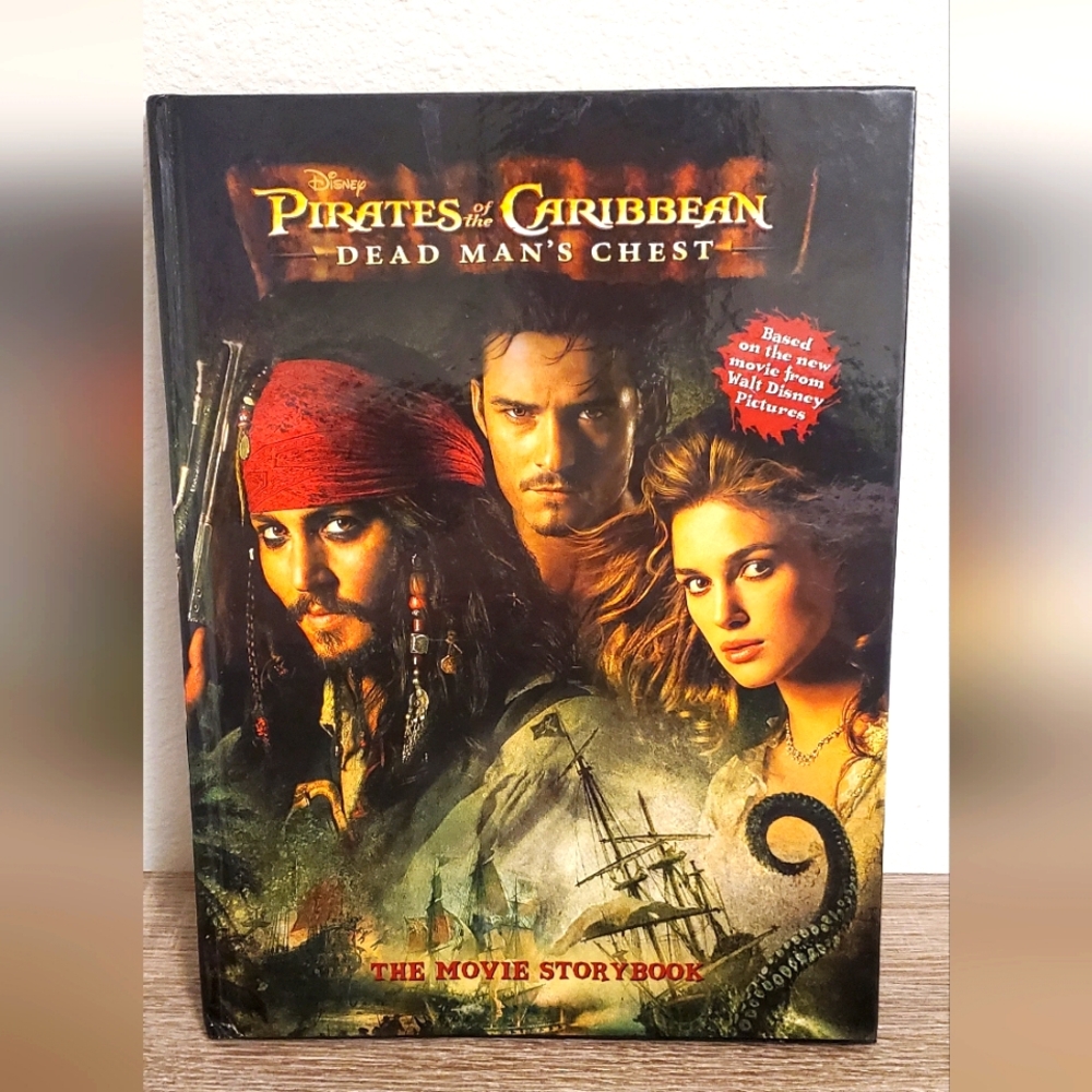 2006 Disney's Pirates of the Caribbean Storybook Dead Man's Chest Hardcover
